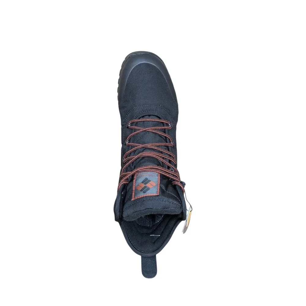 Columbia Fairbanks Omni-Heat Mens Black Waterproof Winter Boots 12 BM2806-010